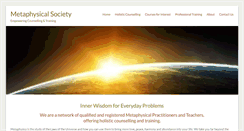Desktop Screenshot of metaphysicalsociety.com